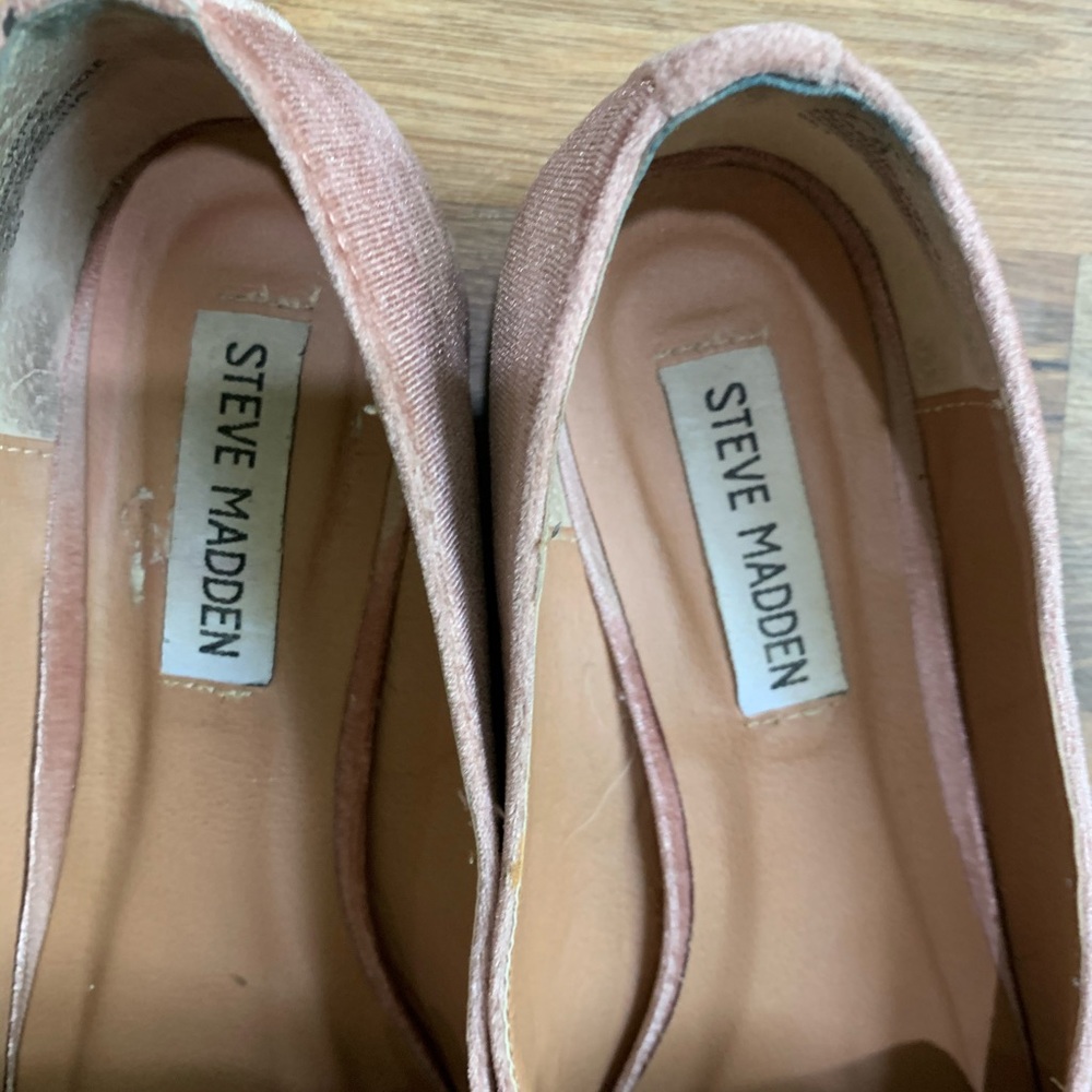 Steve Madden Loafers Velvet Rose - Picture 2 of 6